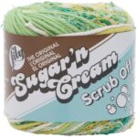 Lily Sugar 'n Cream Scrub Off Yarn - Greens (90015)