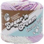 Lily Sugar 'n Cream Scrub Off Yarn - Pretty Purple (90017)