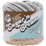 Lily Sugar 'n Cream Scrub Off Yarn - Cream (90018)