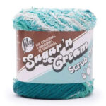 Lily Sugar 'n Cream Scrub Off Yarn - Deep Turquoise (90029)