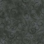 Swirling Splendor 108 - Kanvas - Charcoal Gray