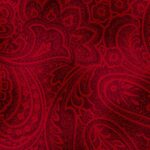 Radiant Paisley 108 - Kanvas - Brick Red