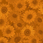 Sunflower Whispers 108 - Kanvas - Russet