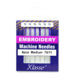 Klasse Needles - Embroidery - 75/11