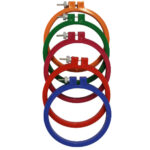 Pony Super Grip Embroidery Hoop Assorted Colours - 10cm