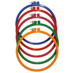 Pony Super Grip Embroidery Hoop Assorted Colours - 18cm