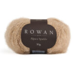 Rowan Yarns Alpaca Sparkle Yarn - 21 Camel