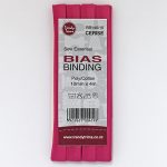 Bias Binding – Poly/Cotton Hangsell 10mm - 140 - Cerise