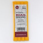 Bias Binding – Poly/Cotton Hangsell 10mm - 019 - Gold
