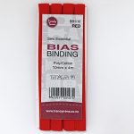 Bias Binding – Poly/Cotton Hangsell 10mm - 001 - Red