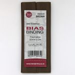Bias Binding - Poly/Cotton Hangsell 25mm - 035 - Brown