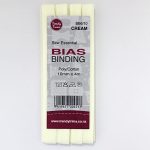 Bias Binding – Poly/Cotton Hangsell 10mm - 006 - Cream