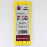 Bias Binding – Poly/Cotton Hangsell 10mm - 077 - Yellow