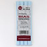 Bias Binding – Poly/Cotton Hangsell 10mm - 081 - Sky Blue