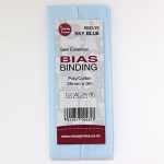Bias Binding - Poly/Cotton Hangsell 25mm - 081 - Sky Blue
