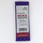 Bias Binding – Poly/Cotton Hangsell 10mm - 088 - Purple