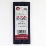 Bias Binding - Poly/Cotton Hangsell 25mm - 008 - Navy