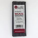 Bias Binding – Poly/Cotton Hangsell 10mm - 095 - Charcoal Grey