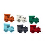 BG105802 Novelty Button Train - 34L (22mm), White