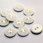 BG131248 Polyester Button 2 hole - 20L (12.5mm), White