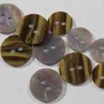 BG131318 Polyester Button 2 hole - 22L (14mm), Natural