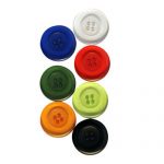BG131681 Clear Button 4 hole - 48L (30mm), Clear