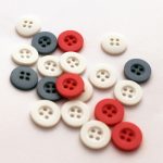 BG131705 Basic Button, 4 hole - 28L (18mm), Blank