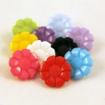 BG163901 Plastic Flower - 24L (15mm), Blank