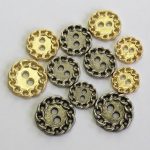 BG302739 Metal 2 hole - 24L (15mm), Matt Gold