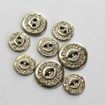 BG303662 Metal 2 hole - 20L (12.5mm), Silver
