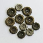 BG304076 Metal 2 hole - 20L (12.5mm), A/Brass