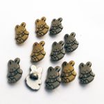 BG305763 Metal Rabbit - 34L (22mm), Gold