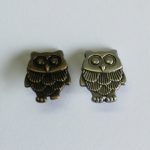 BG305781 Metal Owl - 34L (22mm), Brass