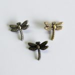 BG305826 Metal Dragonfly - 34L (22mm), Brass