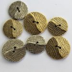 BG360023 Metal 2 hole - 21mm, A/Gold