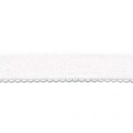 Underbust Elastic - 11mm, 3 White