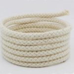 Cotton Cord - Braided - 5mm, 3 White