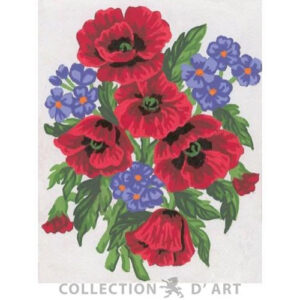 Collection d'Art Poppies Tapestry Canvas