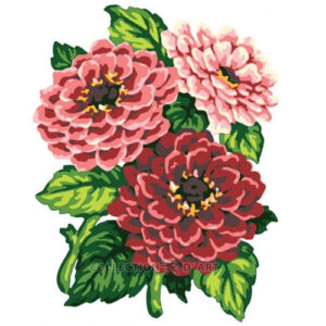 Collection d'Art Zinnia Tapestry Canvas