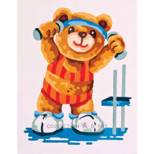 Collection d'Art Gym Teddy Tapestry Canvas