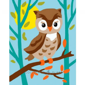 Collection d'Art Owl Tapestry Canvas