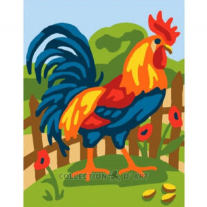 Collection d'Art Rooster Tapestry Canvas