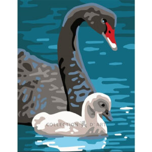 Collection d'Art Black Swan Tapestry Canvas