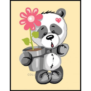 Collection d'Art Cute Panda Tapestry Canvas