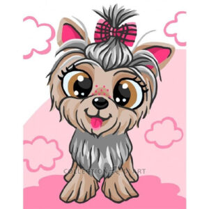 Collection d'Art Pampered Puppy Tapestry Canvas
