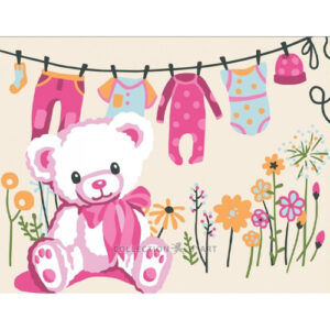 Collection d'Art Baby Girl Tapestry Canvas