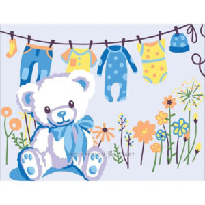 Collection d'Art Baby Boy Tapestry Canvas