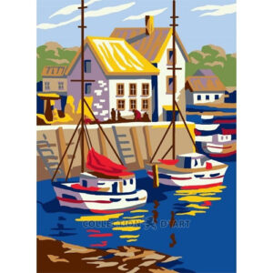 Collection d'Art Village Port Tapestry Canvas
