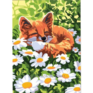 Collection d'Art Sleepy Fox Tapestry Canvas