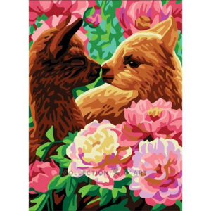 Collection d'Art Baby Llama Tapestry Canvas